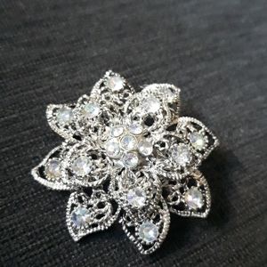 Aurora Borealis Flower Pin